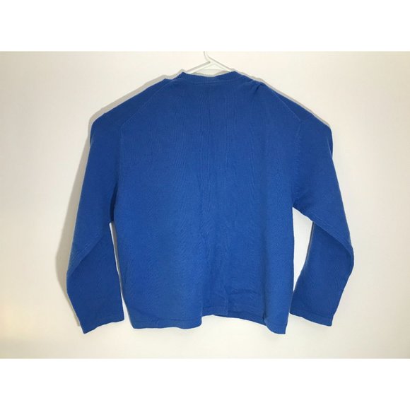 Vintage Gap Lambs Wool Mens XL Blue Sweater *6 - Picture 5 of 6